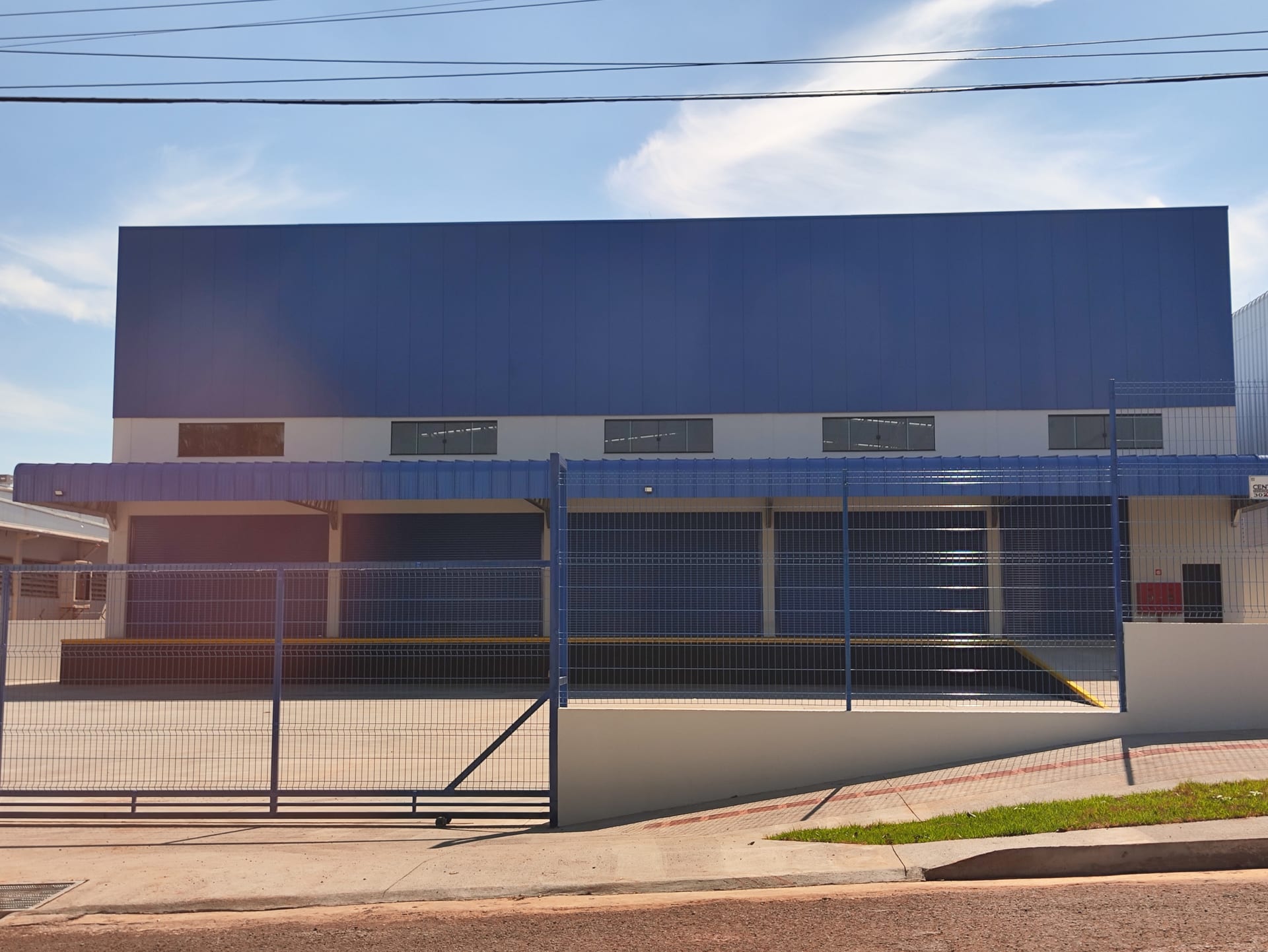 Obra de barracão executada pela construtora Lajeresk