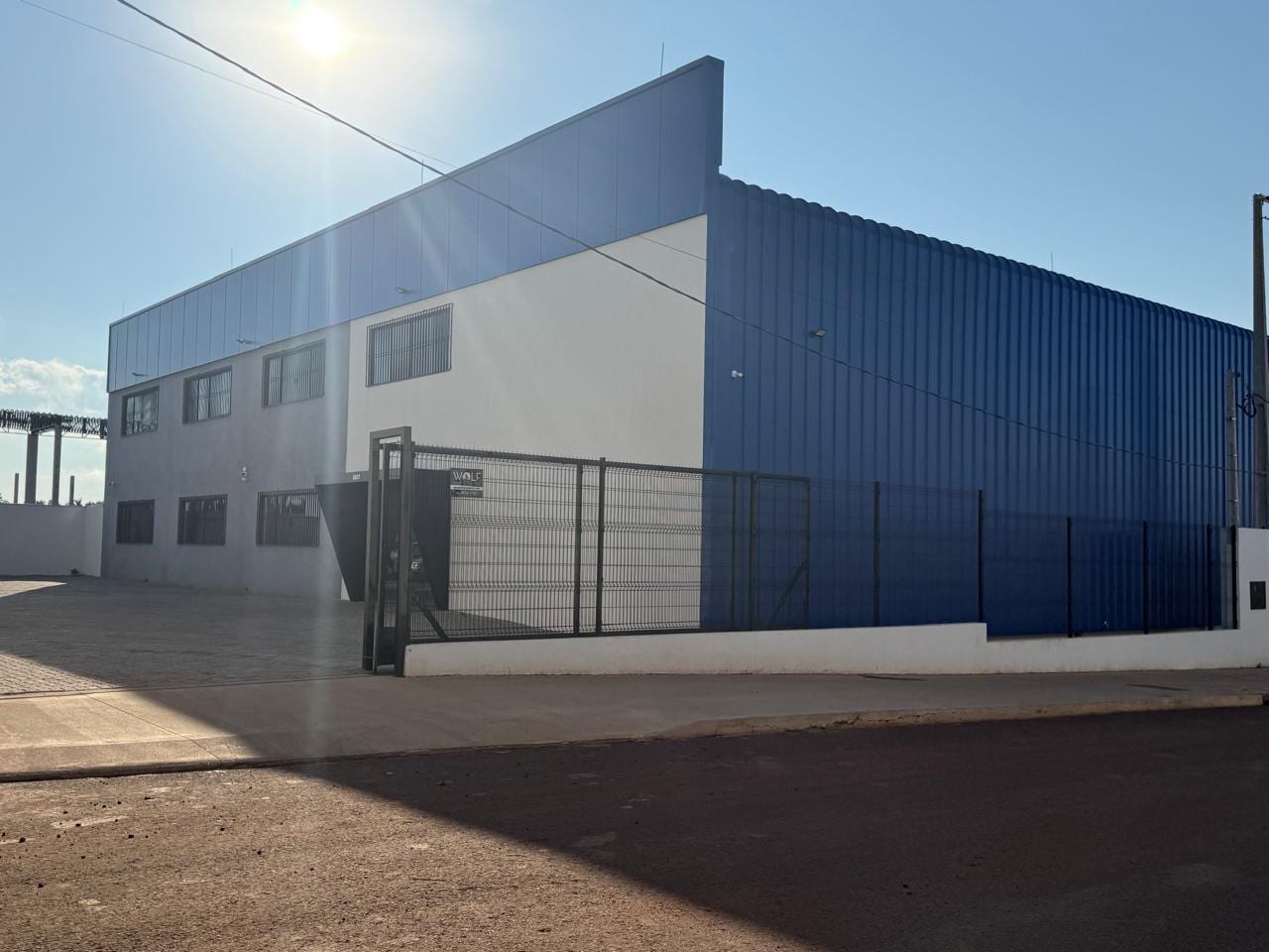 Barracão industrial construído pela Lajeresk em Maringá